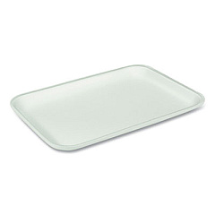 Pactiv Evergreen Supermarket Tray, #25S Heavy Family Pack Tray, 14.88 x 8 x 1.02, White, 250/Carton (0TF125SH0000)