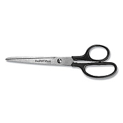 Westcott CONTRACT STAINLESS STEEL STANDARD SCISSORS, 7" LONG, 3.13" CUT LENGTH, BLACK STRAIGHT HANDLE (505255)