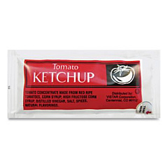 Vistar Condiment Packets, Ketchup, 0.25 oz Packet, 200/Carton (80002)