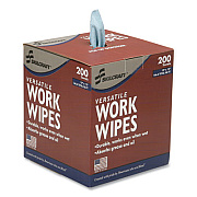 AbilityOne 7920016849744, SKILCRAFT Industrial Work Wipes, 12 x 10, Blue, 200/Carton