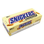 Snickers Almond Bar, 1.76 oz Bar, 24 Bars/Box (20902448)