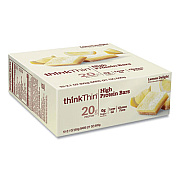 thinkThin High Protein Bars, Lemon Delight, 2.1 oz Bar, 10 Bars/Carton (20902479)