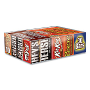 Hershey's Full Size Chocolate Candy Bar Variety Pack, Assorted 1.5 oz Bar, 30 Bars/Box (24600031)