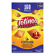Totinos Pizza Rolls Pepperoni Pizza Rolls, 39.9 oz Bag, 80 Rolls/Bag, 2 Bags/Carton (90300034)