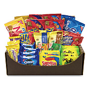 Snack Box Pros Snack Treats Variety Care Package, 40 Assorted Snacks/Box (70000037)