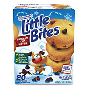 Entenmann's Little Bites Little Bites Muffins, Chocolate Chip, 1.65 oz Pouch, 20 Pouches/Carton (90000016)
