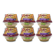 Sabra Classic Hummus with Pretzel, 4.56 oz Cup, 6 Cups/Pack (90200452)