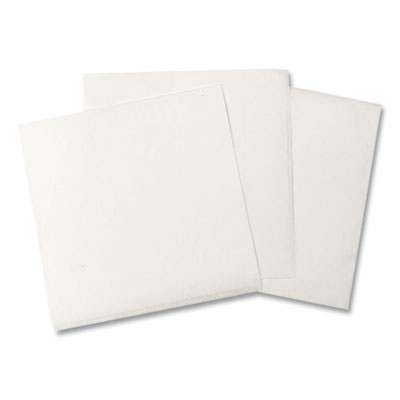 Boardwalk Beverage Napkins, 1-Ply, 9.5" x 9", White, 4000/Carton (BWK8317W)