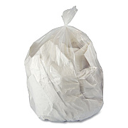 Heritage Linear Low-Density Can Liners, 60 gal, 1 mil, 44 x 56, Clear, 100/Carton (H8856YCR01)