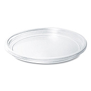 Dart BARE ECO-FORWARD RPET DELI CONTAINER LIDS, FOR 8-32 OZ CONTAINERS, CLEAR, 50 LIDS/SLEEVE, 10 SLEEVES/CARTON (LG8RB)