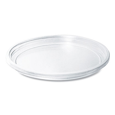 Dart BARE ECO-FORWARD RPET DELI CONTAINER LIDS, FOR 8-32 OZ CONTAINERS, CLEAR, 50 LIDS/SLEEVE, 10 SLEEVES/CARTON (LG8RB)
