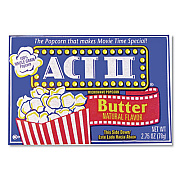 Act II MICROWAVE POPCORN, BUTTER, 2.75 OZ BAG, 36/CARTON (342798)
