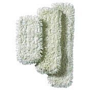 3M Easy Scrub PLUS Flat Mop, Polyester/Rayon, White, 5.5" x 18", 10/Pack, 4 Packs/Carton (59017CT)