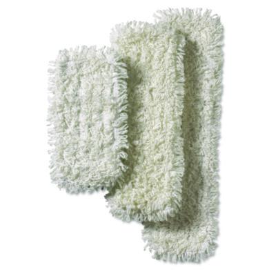 3M Easy Scrub PLUS Flat Mop, Polyester/Rayon, White, 5.5" x 18", 10/Pack, 4 Packs/Carton (59017CT)