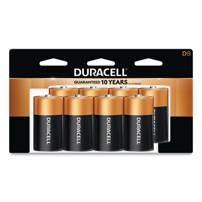 Duracell COPPERTOP ALKALINE C BATTERIES, 8/PACK (702504)