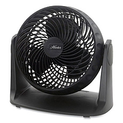 Hunter 8" Adjustable Whisper Fan, Black (FSQMF08B)