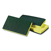 Scotch-Brite PROFESSIONAL MEDIUM-DUTY SCRUBBING SPONGE, 3.6 X 6.1, YELLOW/GREEN (491305)