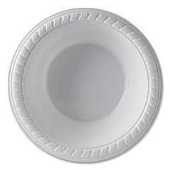 SOLO Cup Company PARTY PLASTIC PREMIUM DINNERWARE, BOWL, 12 OZ, WHITE, 25/PACK (2441744)