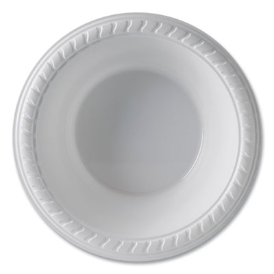 SOLO Cup Company PARTY PLASTIC PREMIUM DINNERWARE, BOWL, 12 OZ, WHITE, 25/PACK (2441744)