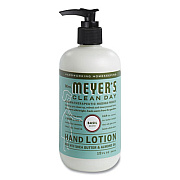 Mrs. Meyer's Clean Day Hand Lotion, 12 oz Pump Bottle, Basil Scent (686591)