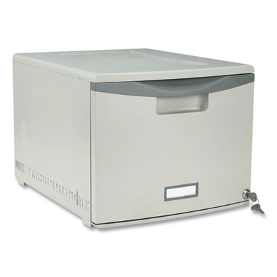 Storex STACKABLE STORAGE DRAWER, 14.8" X 18.3" X 12.8", GRAY (504994)