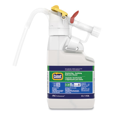 P&G Professional Dilute 2 Go, Comet Disinfecting - Sanitizing Bathroom Cleaner, Citrus Scent, , 4.5 L Jug, 1/Carton (72002)