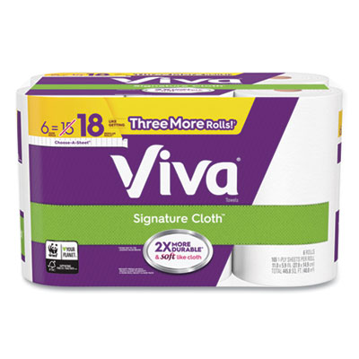 Viva 49634 Signature Cloth Choose-A-Sheet Kitchen Roll Paper Towels