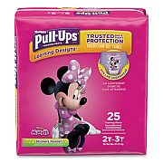 Huggies PULL-UPS LEARNING DESIGNS POTTY TRAINING PANTS FOR GIRLS, SIZE 2T-3T, 25/PACK (45132)