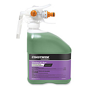 Coastwide Professional DC Plus Neutral Disinfectant-Cleaner Concentrate for ExpressMix Systems, Lemon Scent, 110 oz Bottle, 2/Carton (24321398)