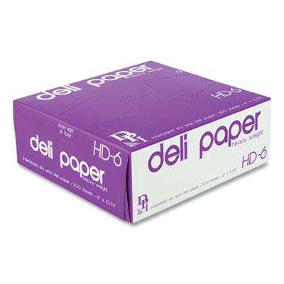 Durable Packaging INTERFOLDED DELI SHEETS, 10.75 X 6, 500 SHEETS/BOX, 12 BOXES/CARTON (HD6)