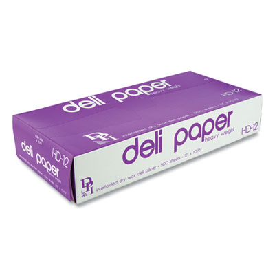Durable Packaging Interfolded Deli Sheets, 10.75 x 12, 500 Sheets/Box, 12 Boxes/Carton (HD12)
