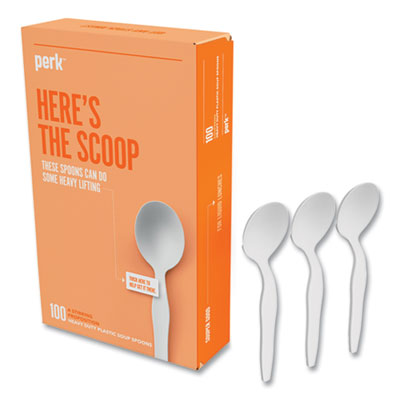 Perk 24391000 Heavyweight Plastic Cutlery