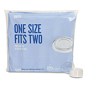 Perk 24394125 Compostable Straw Slot Plastic Cold Cup Lids