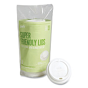 Perk 24394129 Compostable Plastic Hot Cup Lids