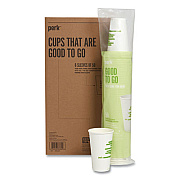 Perk 24394126 Eco-ID Compostable Paper Hot Cups
