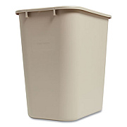Coastwide Professional Open Top Indoor Trash Can, Plastic, 10.25 gal, Beige (125070)