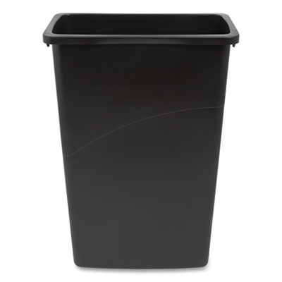 Coastwide Professional Open Top Indoor Trash Can, Plastic, 10.25 gal, Black (125039)