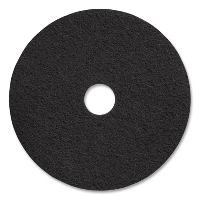 Coastwide Professional Stripping Floor Pads, 20" Diameter, Black, 5/Carton (655321)