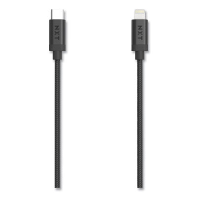 NXT Technologies 24411019 Braided Lightning Cable to USB Cable