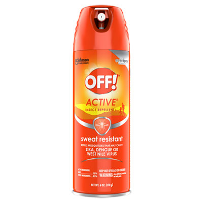 OFF! ACTIVE Insect Repellent, 6 oz Aerosol, 12/Carton (333243)