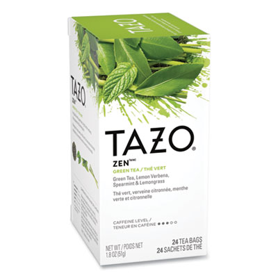 Tazo Tea Bags, Zen, 1.82 oz, 24/Box (149900)