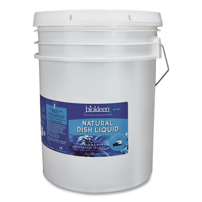 Biokleen Natural Dish Liquid, Citrus, 5 gal Pail (B00077)