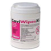 CaviWipes XL Disinfecting Towelettes, 10 x 12, Fragrance Free, White, 66 Wipes/Canister (MACW078150)
