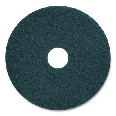 Coastwide Professional Cleaning Floor Pads, 17" Diameter, Blue, 5/Carton (663597)