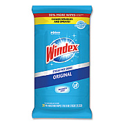Windex Glass and Surface Wet Wipe, Cloth, 7 x 8, 38/Pack, 12 Packs/Carton (319251)