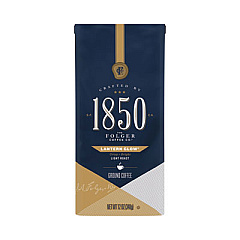 1850 Coffee, Lantern Glow, Light Roast, Ground, 12 oz Bag, 6/Carton (60513)
