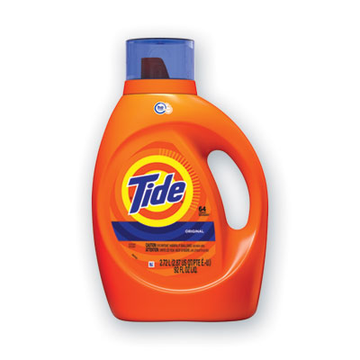 Tide HE Laundry Detergent, Original Scent, Liquid, 64 Loads, 92 oz Bottle (40217EA)
