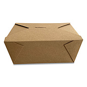 Dura TAKEOUT CONTAINERS, 7.87 X 5.51 X 3.54, KRAFT, 160/CARTON (TTGCK4)