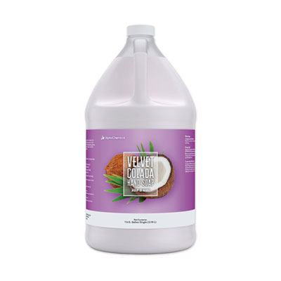 AlphaChem VELVET COLADA HAND SOAP, TROPICAL SCENT, 1 GAL BOTTLE, 4/CARTON (6289L41)