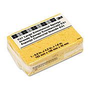 3M Commercial Cellulose Sponge, 4.25 x 6, 1.6" Thick, Yellow (C31)
